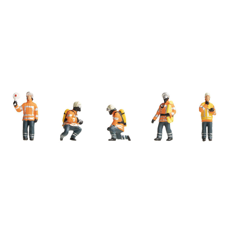Pompiers, époque VI, set III - HO 1/87 - FALLER 151679