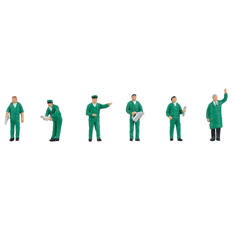 Personnel de la station-service BP - HO 1/87 - FALLER 151705