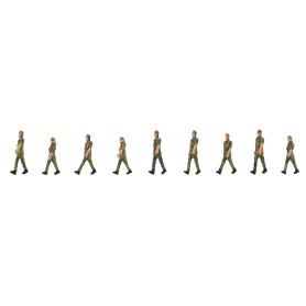 Soldats marchant au pas - HO 1/87 - FALLER 151750