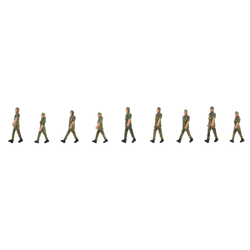 Soldats marchant au pas - HO 1/87 - FALLER 151750