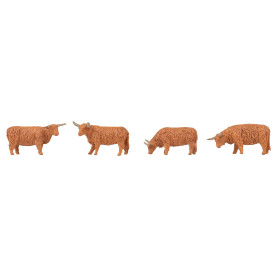 Bovins Highland Rouge - HO 1/87 - FALLER 151926