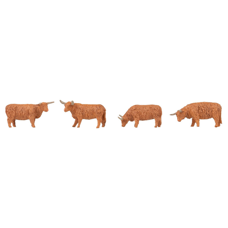 Bovins Highland Rouge - HO 1/87 - FALLER 151926