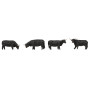 Vaches écossaises noires - HO 1/87 - FALLER 151957
