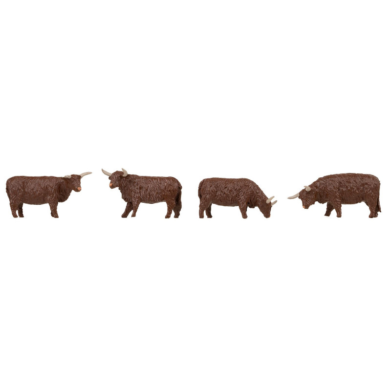 Vaches écossaises, brunes - HO 1/87 - FALLER 151958