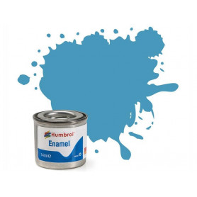 Humbrol 89 - Matt Middle Blue (bleu moyen mat) - peinture enamel 14ml AA0984