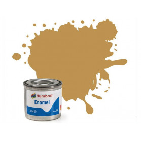 Humbrol 93 - Matt Desert Yellow (jaune désert mat) - peinture enamel 14ml AA1033