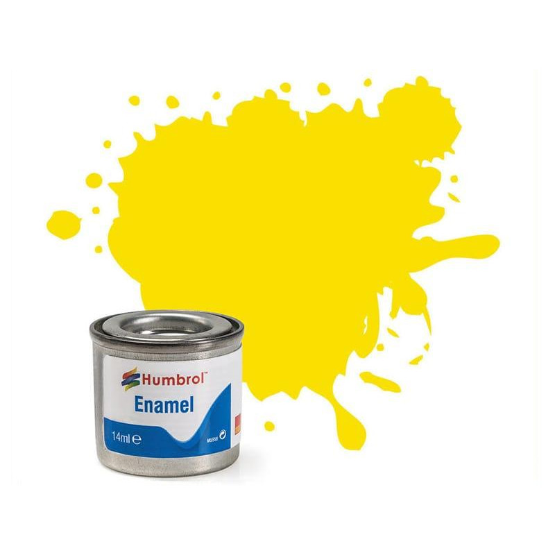 Humbrol 99 - Matt Lemon (jaune citron mat) - peinture enamel 14ml AA1095