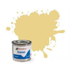 Humbrol 103 - Matt Cream (crème mat) - peinture enamel 14ml AA1136