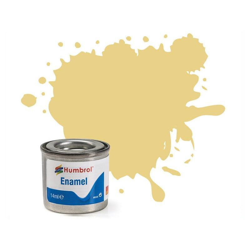 Humbrol 103 - Matt Cream (crème mat) - peinture enamel 14ml AA1136