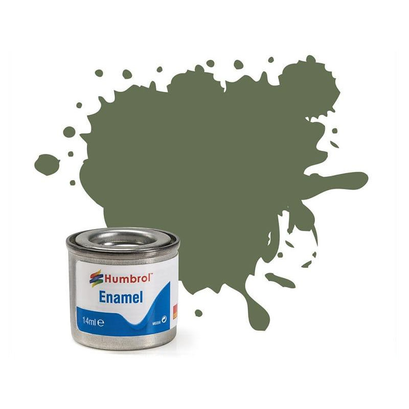 Humbrol 105 - Matt Marine Green (vert marine mat) - peinture enamel 14ml AA1167