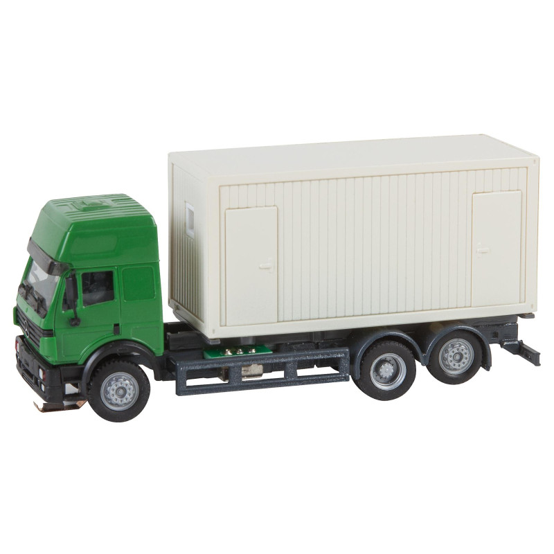 Camion MB SK'94 avec conteneur de chantier (HERPA) - HO 1/87 - FALLER 161480