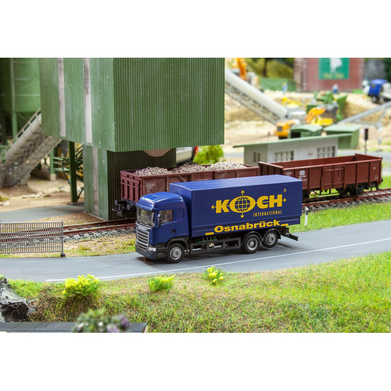 Camion Scania R13 HL Koch (Herpa) - HO 1/87 - FALLER 161595