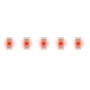 SMD LED rouge, lot de 5 - FALLER 163752