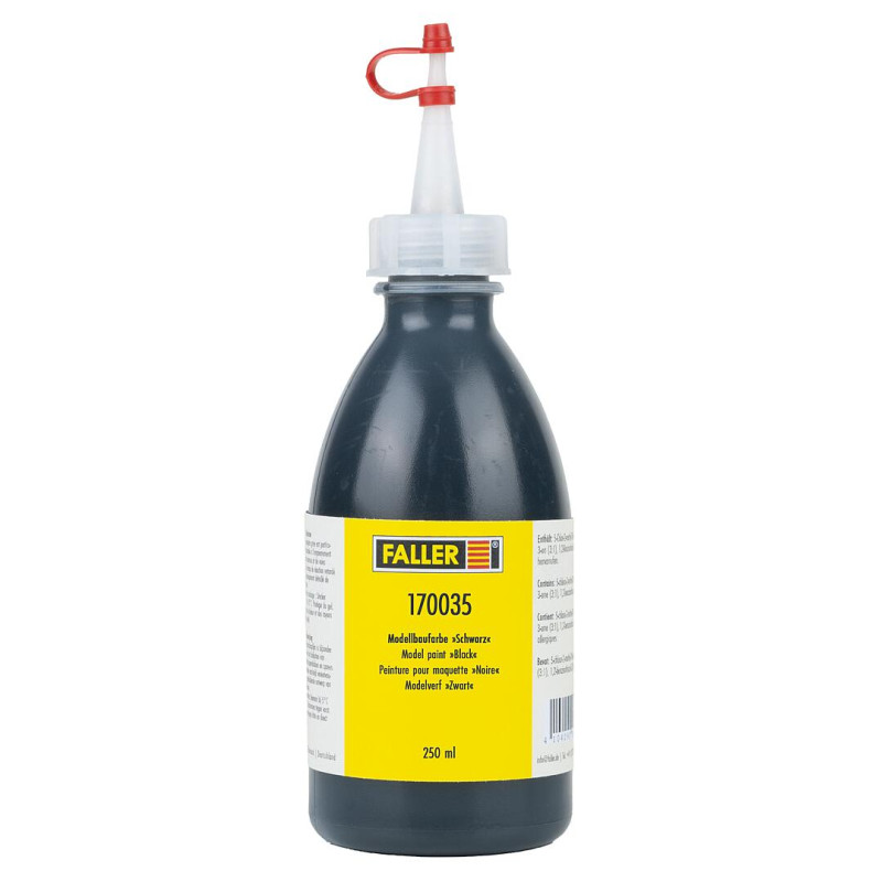 Peinture Noir 250 ml - HO 1/87 - FALLER 170035
