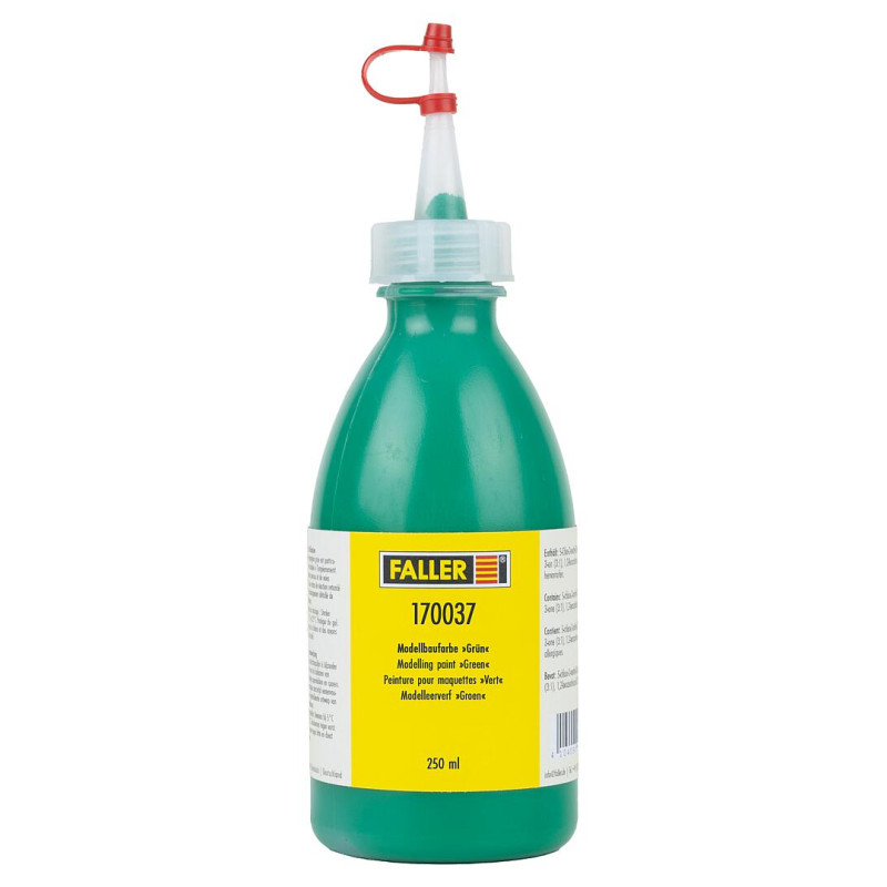 Peinture pour maquettes Verte, 250 ml - HO 1/87 - FALLER 170037