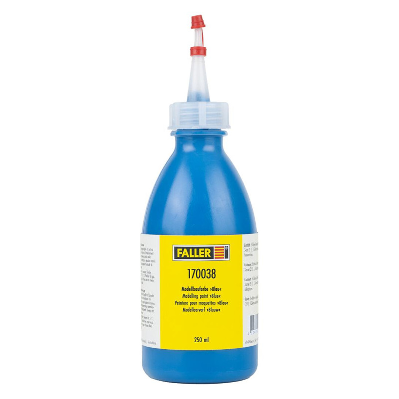 Peinture pour maquettes Bleu 250 ml - HO 1/87 - FALLER 170038