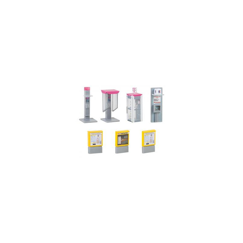 Set aménagement Ville - HO 1/87 - FALLER 180347