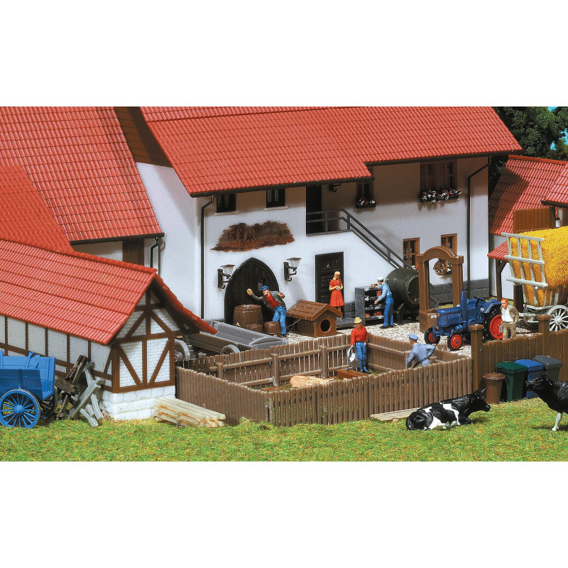 Clôture à claire-voie - HO 1/87 - FALLER 180405