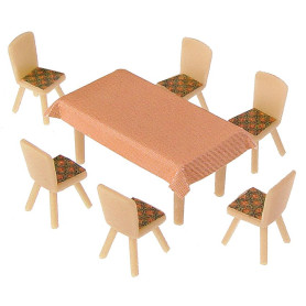Tables et chaises - HO 1/87 - FALLER 180442