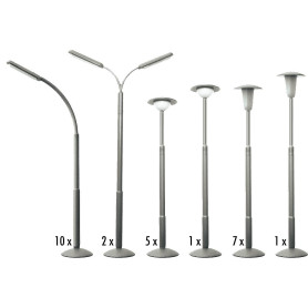 Kit lampadaires fictifs - HO 1/87 - FALLER 180538