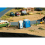 Toilettes transportables "Toi Toi" - HO 1/87 - FALLER 180543