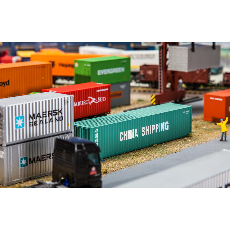 Container CHINA SHIPPING 40' - HO 1/87 - FALLER 180844