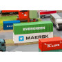 Conteneur Hi-Cube 40' Evergreen - HO 1/87 - FALLER 180846