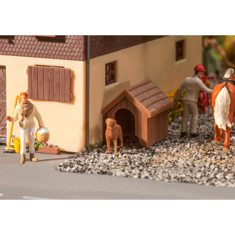 Niche de jardin avec chien - HO 1/87 - FALLER 180939