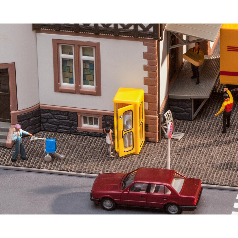 Cabine téléphonique Bundespost - HO 1/87 - FALLER 180955