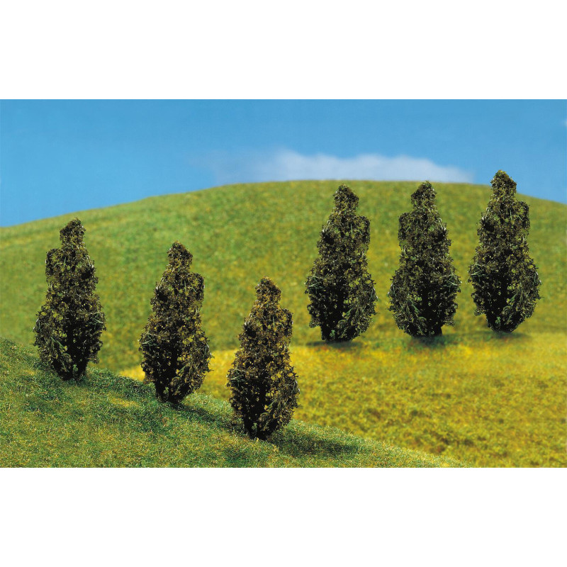 6x Thuyas premium - HO 1/87 - FALLER 181229