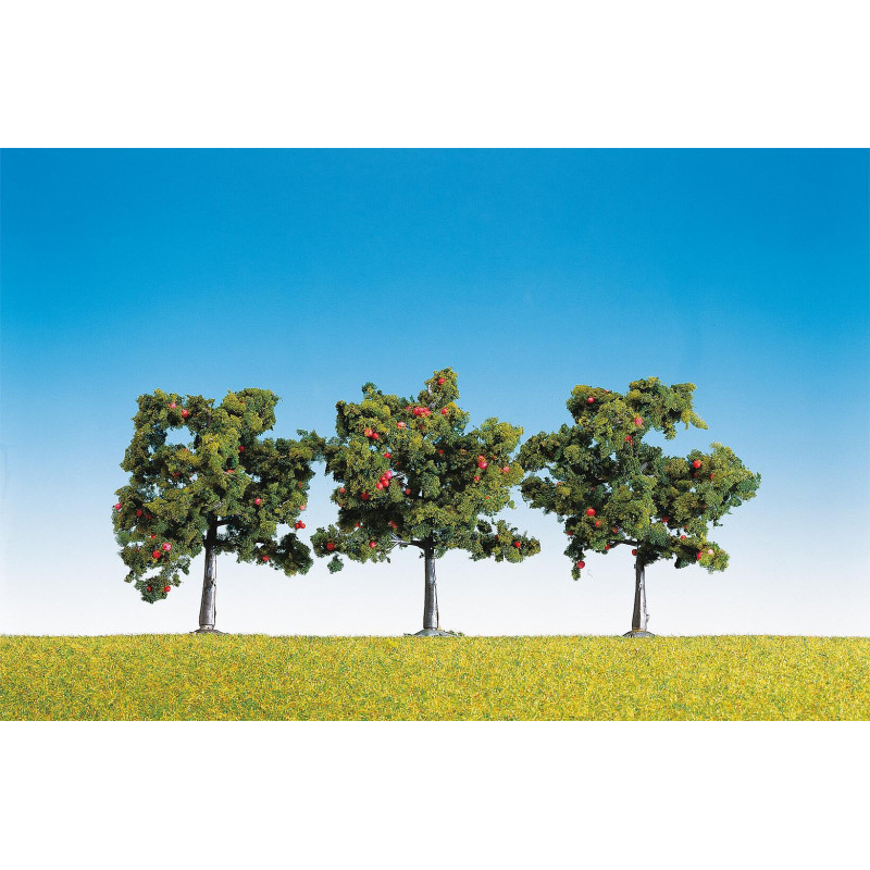3 Pommiers 8 cm - HO 1/87 - FALLER 181403