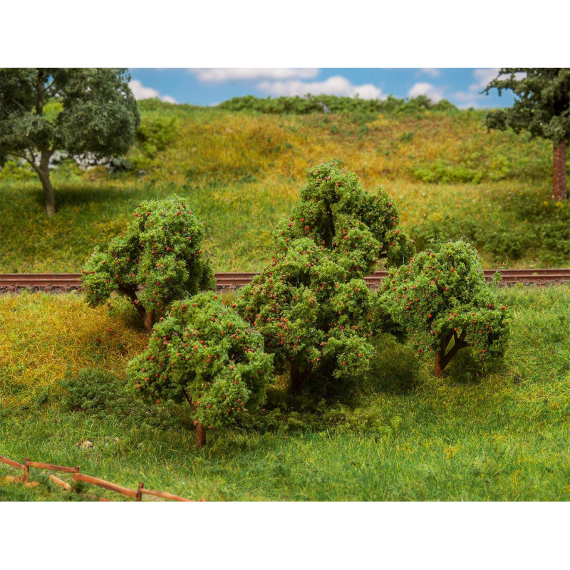 5 Pommiers 55 mm - HO 1/87 - FALLER 181404