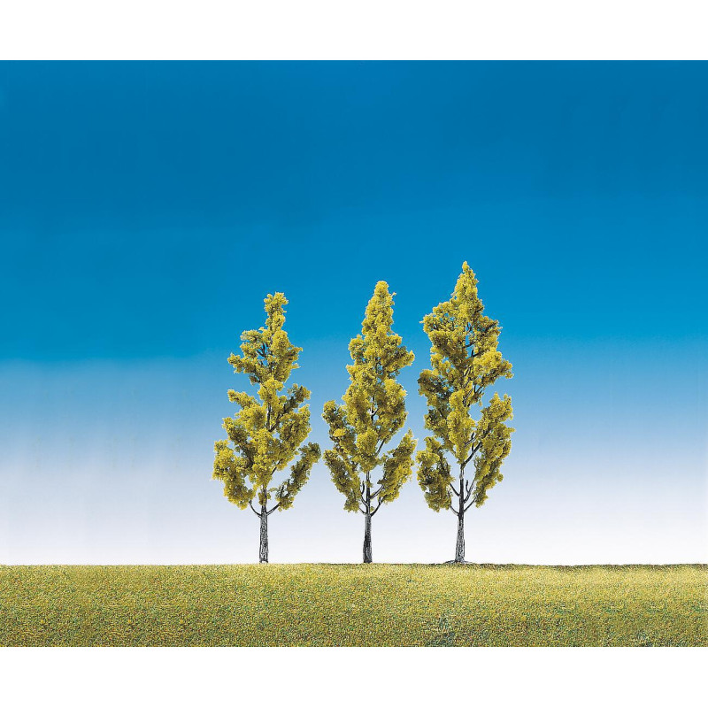 3x Bouleaux, 130 mm - HO 1/87 - FALLER 181420