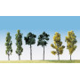 Arbres assortis 6 pcs 60 mm - HO 1/87 - FALLER 181488