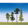 Arbres de forêt mélangés, 15 pièces 90 à 150 mm - HO 1/87 - FALLER 181495