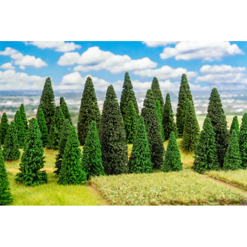 100 Sapins, assortis - FALLER 181543