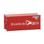 20' Conteneur HAMBURG SÜD - HO 1/87 - FALLER 182001