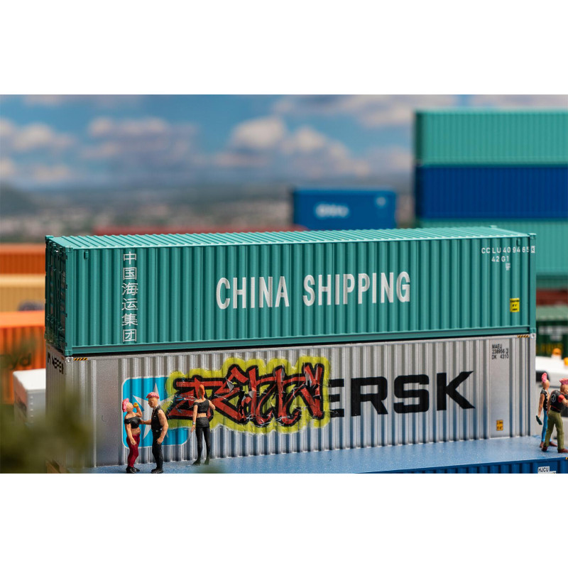 40' Conteneur China Shipping - HO 1/87 - FALLER 182101