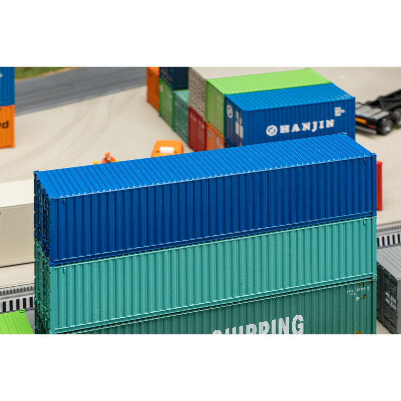 40' Conteneur bleu - HO 1/87 - FALLER 182102