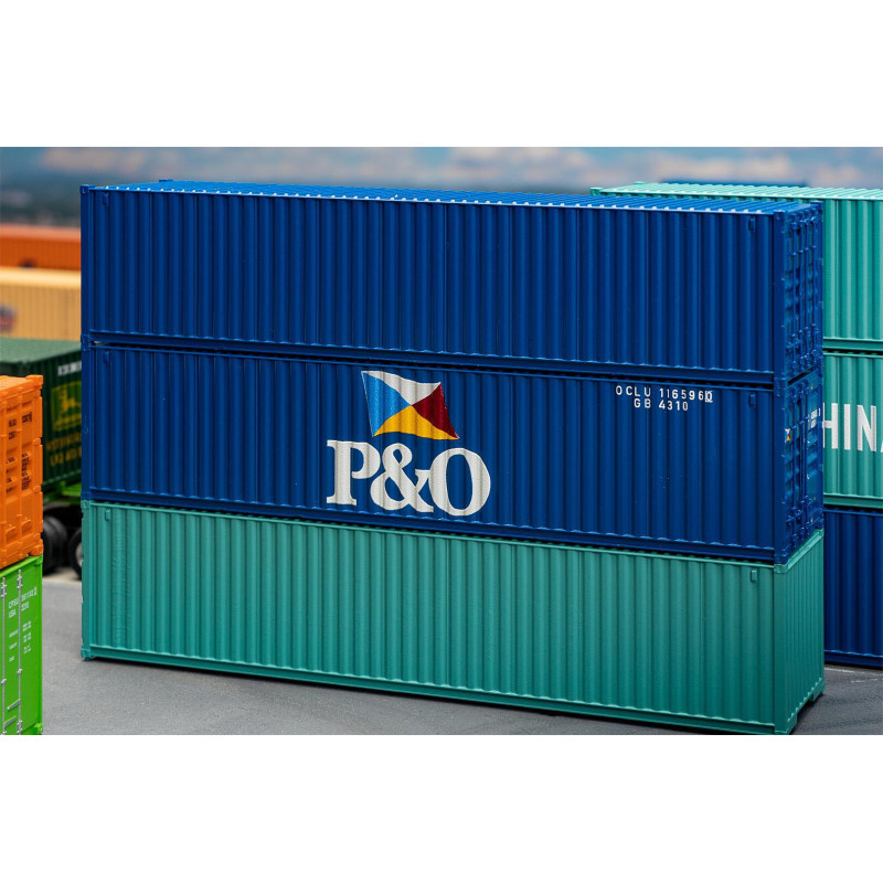 Conteneur 40' P&O - HO 1/87 - FALLER 182104