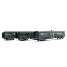 Set 3 voitures Express Nord B11 SNCF - ép IV - HO - LS Models 40319