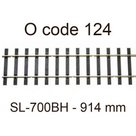 PECO SL-700BH - Rail flexible 914 mm traverses bois double champignon code 124 - O 1/43