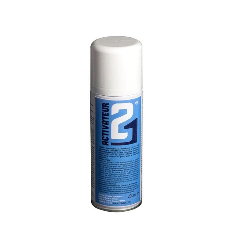 Colle 21 ACTIVATOR 21 - activateur colle cyanoacrylate bombe 200mL