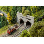 Entrées de tunnel Simplon Nord et Sud - N 1/160 - FALLER 222500