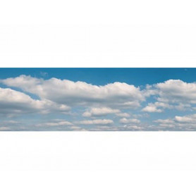Fond de décor ciel avec nuages HO - N - VOLLMER 46105
