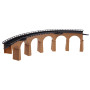 Viaducs courbes, rayon 193 mm - N 1/160 - FALLER 222586