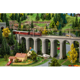 Coffret Viaduc 2 voies rectiligne - N 1/160 - FALLER 222599