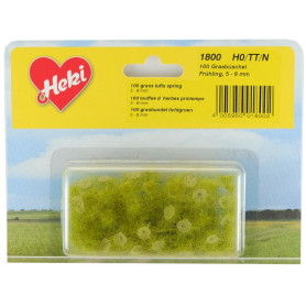 Heki 1186 h0/tt/n 3 Flexible Haies vert clair hauteur 14 mm NOUVEAU & NEUF dans sa boîte + 