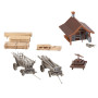 Petit fournil avec accessoires - N 1/160 - FALLER 232359
