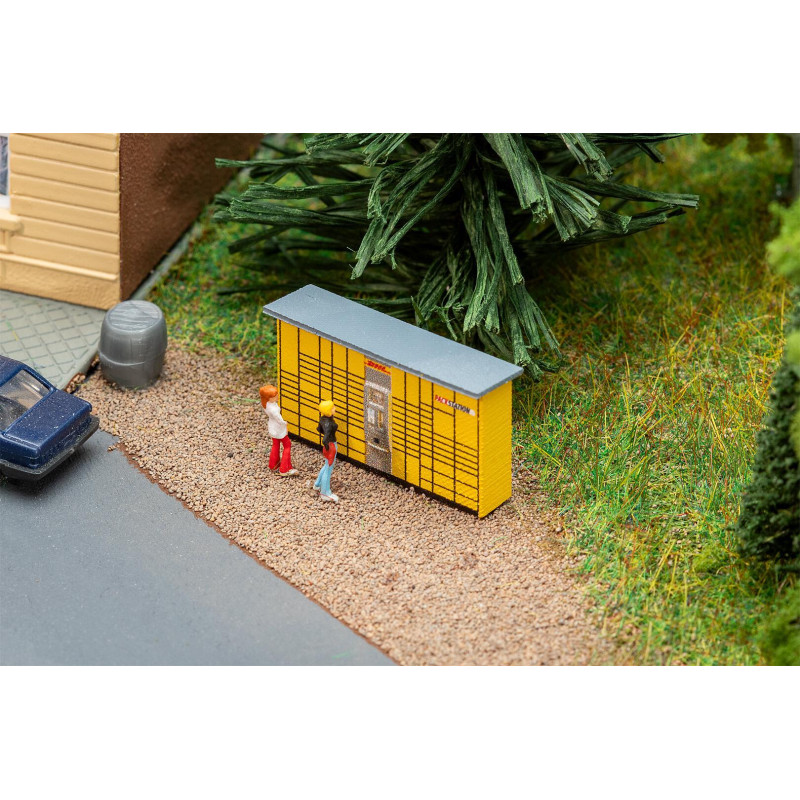 2 lockers à colis DHL - N 1/160 - FALLER 272921